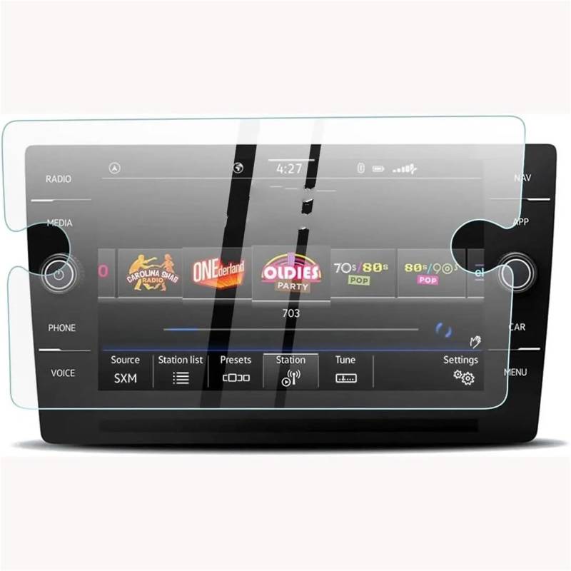 GPS-Navigations-Displayschutz Für VW Für Arteon 2019 2020 2021 2022 8 Zoll Auto Infotainment Radio Navigation Screen Protector Gehärtetem Glas von RXRJSU