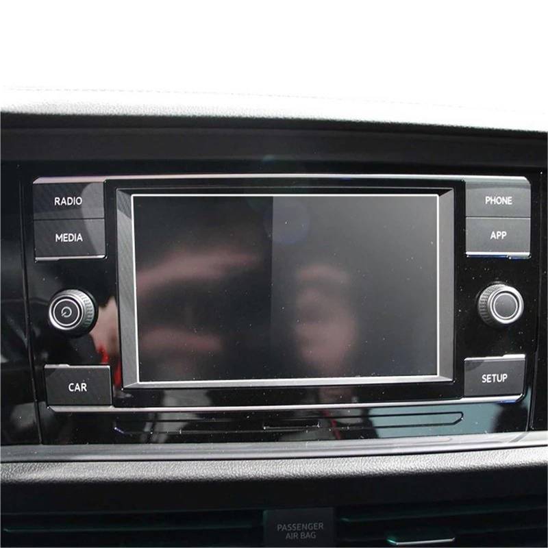 GPS-Navigations-Displayschutz Für VW Für Jetta 2018 2019 6,5 Zoll Auto Radio GPS Navigation DVD Stereo Radio Gehärtetem Glas Screen Protector Film von RXRJSU