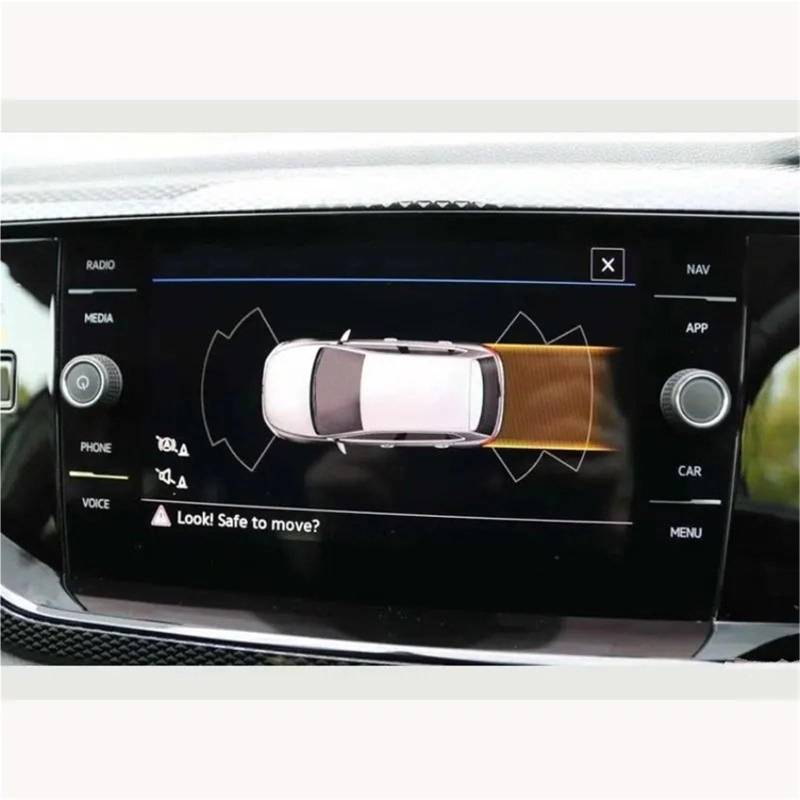 GPS-Navigations-Displayschutz Für VW Für Polo Für Polo 6 Für Entdecken Für Media 8 Zoll 2019 2020 2021 2022 Auto Navigation Bildschirm Gehärtetem Glas Screen Protector von RXRJSU