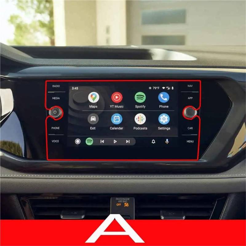 GPS-Navigations-Displayschutz Für VW Für T-Kreuz 2021 2022 Auto Radio GPS Navigation Innen Zubehör Gehärtetem Glas Screen Protector Film(GPS 8 inch) von RXRJSU
