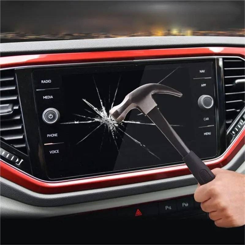 GPS-Navigations-Displayschutz Für VW Für T-ROC Für T ROC Für TROC 2017 2018 2019 2020 Auto Navigation LCD Display Film Gehärtetes Glas Screen Protector von RXRJSU