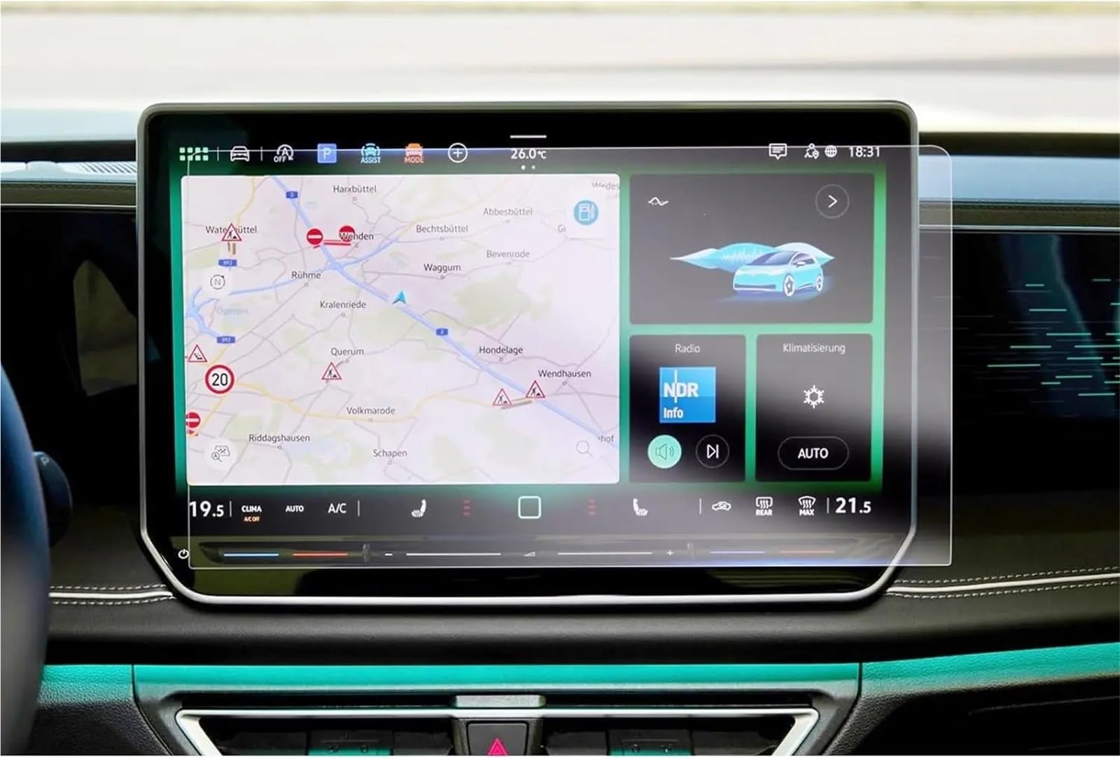 GPS-Navigations-Displayschutz Für VW Für Tiguan 3 2024 2025 Auto 12,9 Zoll GPS Navigation Center Touch Display Gehärtetem Glas Screen Protector Film GPS-Navigations-Displayschutz Für VW Für Tiguan 3 2024 2025 Auto 12,9 Zoll GPS Navigation Center Touch Display Gehärtetem Glas Screen Protector Film von RXRJSU