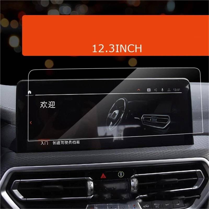 GPS-Navigations-Displayschutz Für X1/X2/X3/X4/IX3/X5/X6X7 2022 2023 2024 Auto Innen Zubehör Auto Navigation Gehärtetem Glas Screen Protector Film(12.3 GPS) von RXRJSU