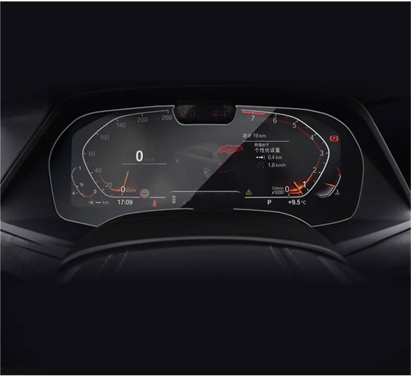 GPS-Navigations-Displayschutz Für X5 Für X6 Für X7 Für G05 Für G06 2019 2020 Glas Auto Navigation Screen Protector Instrument Dashboard Monitor Bildschirm Schutz Film(High Match) von RXRJSU