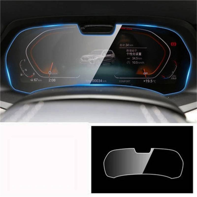 GPS-Navigations-Displayschutz Für X5 Für X6 Für X7 Für G05 Für G06 Für G07 2019 2020 2021 2022 Auto GPS Navigation Schutz Film LCD Bildschirm Gehärtetes Glas Schutz Film(Dashboard high Match) von RXRJSU