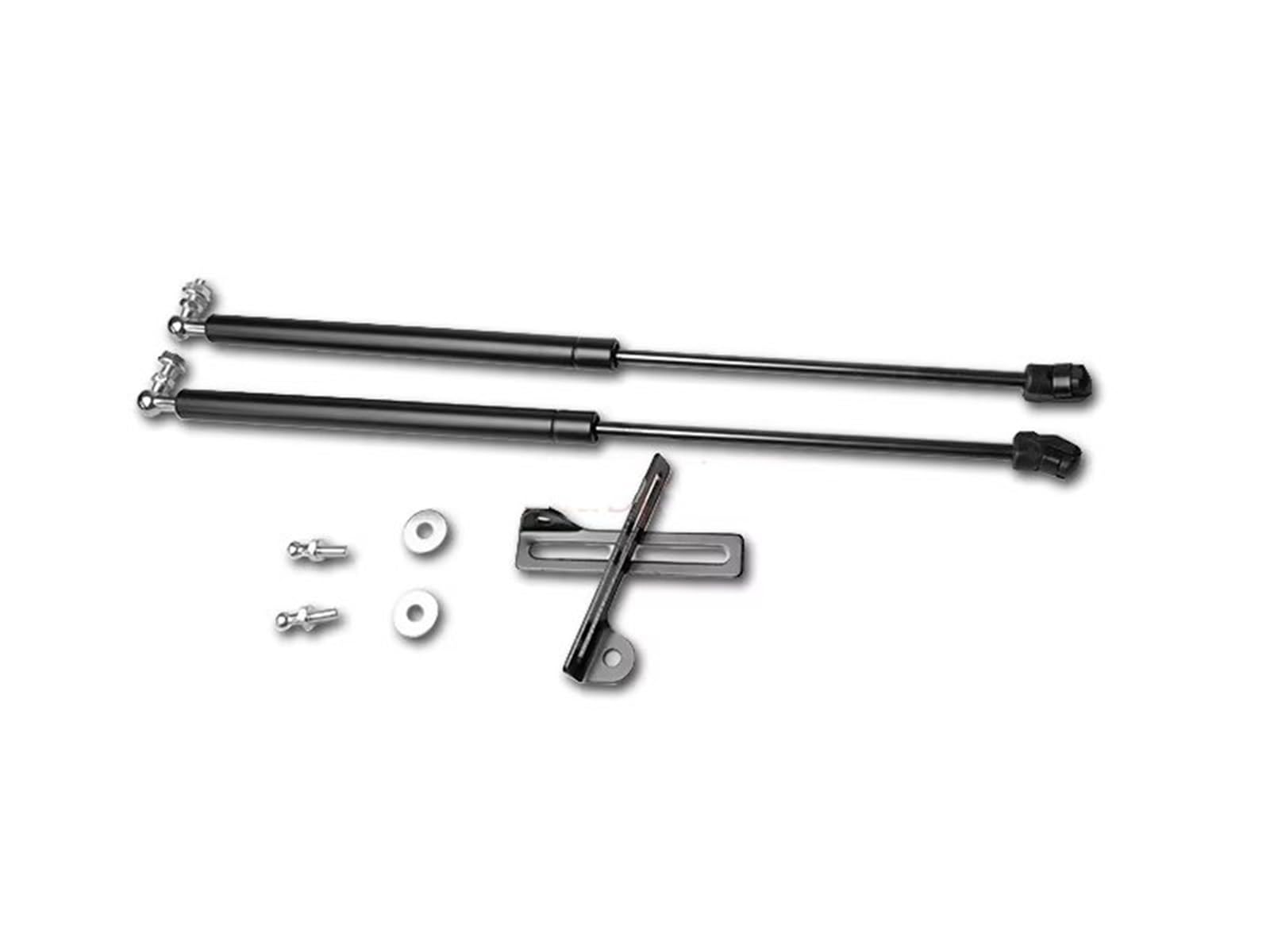 Gasfeder Dämpfer Für VW Für Polo 6R 6C 61 Mk5 2009-2018 Motorhaube Motorabdeckung Haube Gasdruckfederstangen Heber Hydraulische Feder Stoßdämpferhalterung Styling Haubenlift(Carbon Silver) von RXRJSU