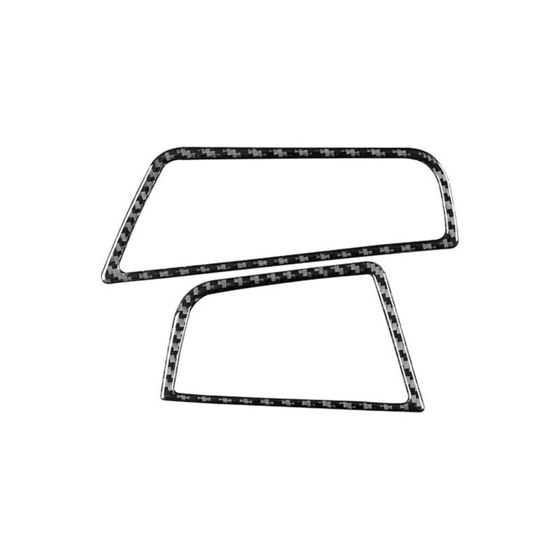 Interieur Zubehör Für 5 Series F10 F18 2011-2017 Zubehör Kohlefaser Auto Für Armaturenbrett Links Und Rechts Luftauslässe Verkleidungsrahmen Aufkleber(Schwarz,Left-Hand Drive) von RXRJSU