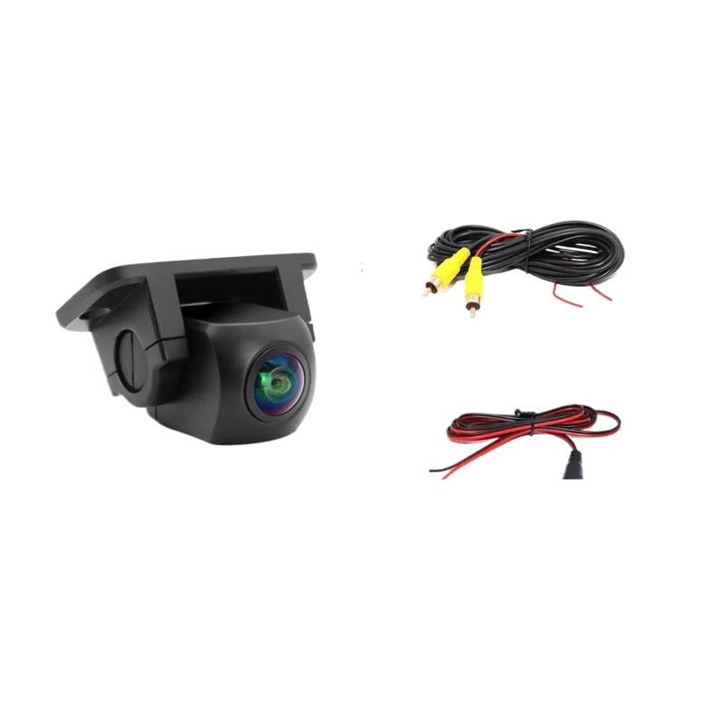 Parkkamera 4K FHD 1920 * 1080P Fahrzeug Rückansicht Kamera Auto Reverse Goldene Fisheye Objektiv Nacht Für Vision wasserdichte Universal Auto Parkplatz Kamera(Two Control 720P) von RXRJSU