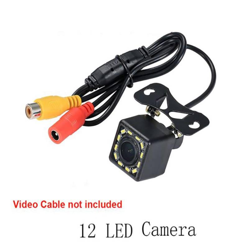 Rückfahrkamera Fahrzeug Auto Rückansicht Kamera Universal Nachtsicht Backup Einparkhilfe Rückwärtsgang Wasserdicht Weitwinkel HD Farbe Bild Auto-Rückfahrkamera(2 Lights) von RXRJSU