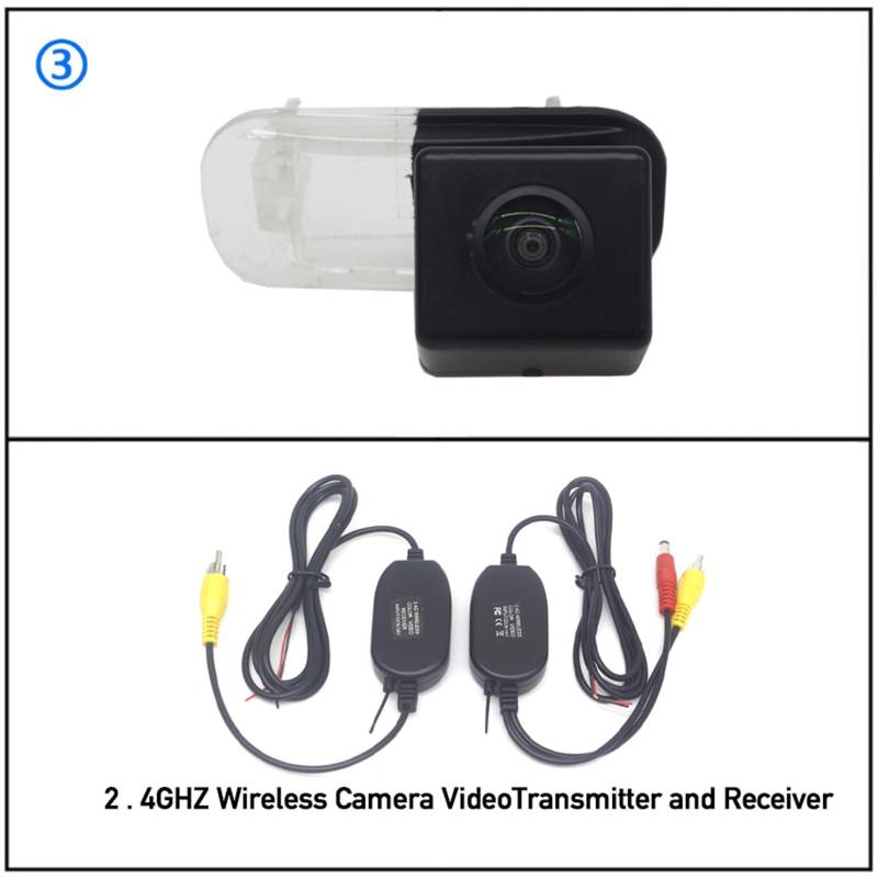 Rückfahrkamera Für Benz Für B-Klasse Für W245 2005 2006 2007 2008 2009 2010 2011 Rückfahrkamera HD CCD Nachtsicht Backup-Rückfahrkamera Auto-Rückfahrkamera(Camera WiFi,A.Dynamic Trajectory) von RXRJSU
