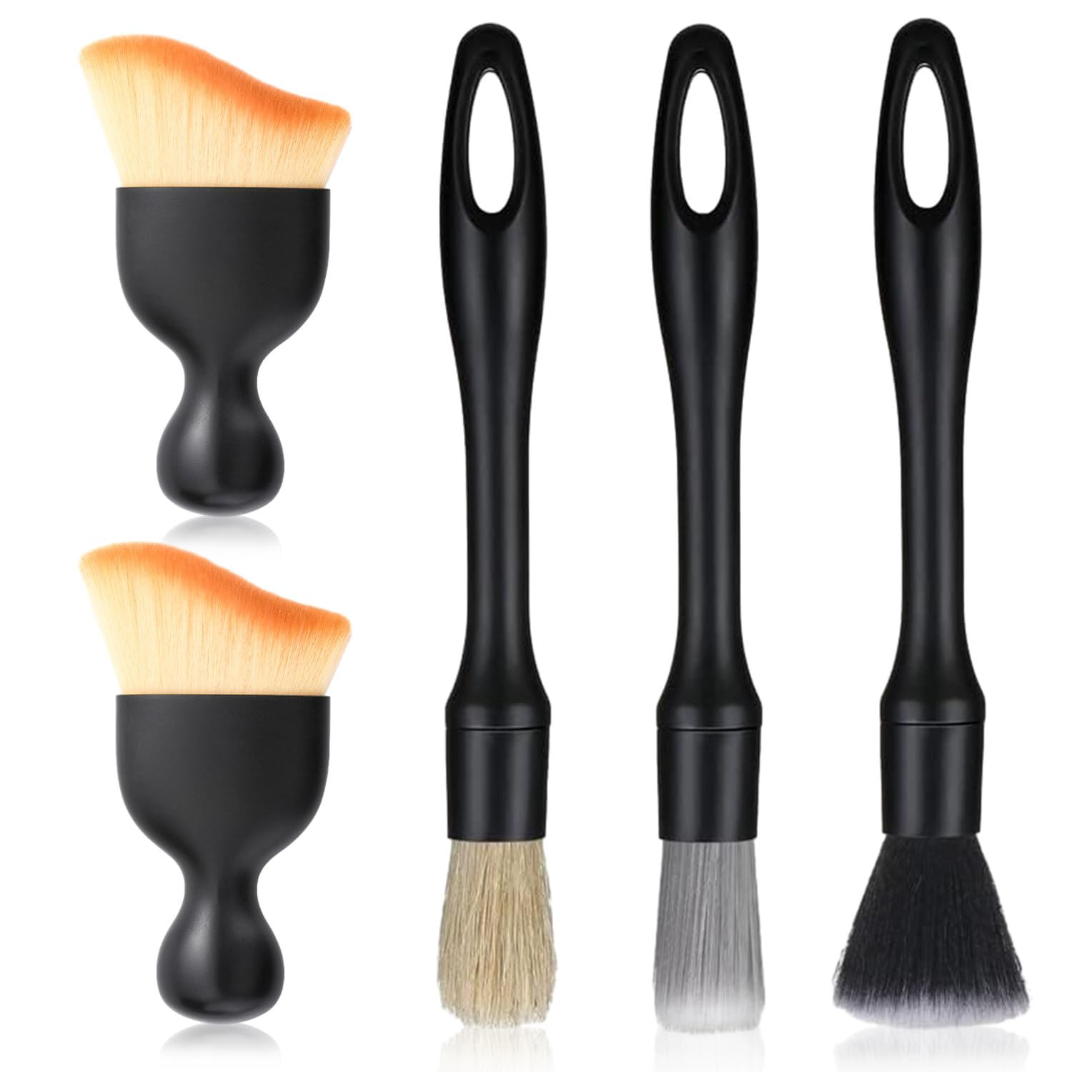 RYAN 5 Stücke Reinigungspinsel Auto Staubpinsel Detailing Pinsel Autopflege Bürste Autoreinigung Weiche Borsten Autowaschbürste Set für Innen Außenbereich Auto Staub Büro Zuhause RYAN 5 Stücke Reinigungspinsel Auto Staubpinsel Detailing Pinsel Autopflege Bürste Autoreinigung Weiche Borsten Autowaschbürste Set für Innen Außenbereich Auto Staub Büro Zuhause von RYAN
