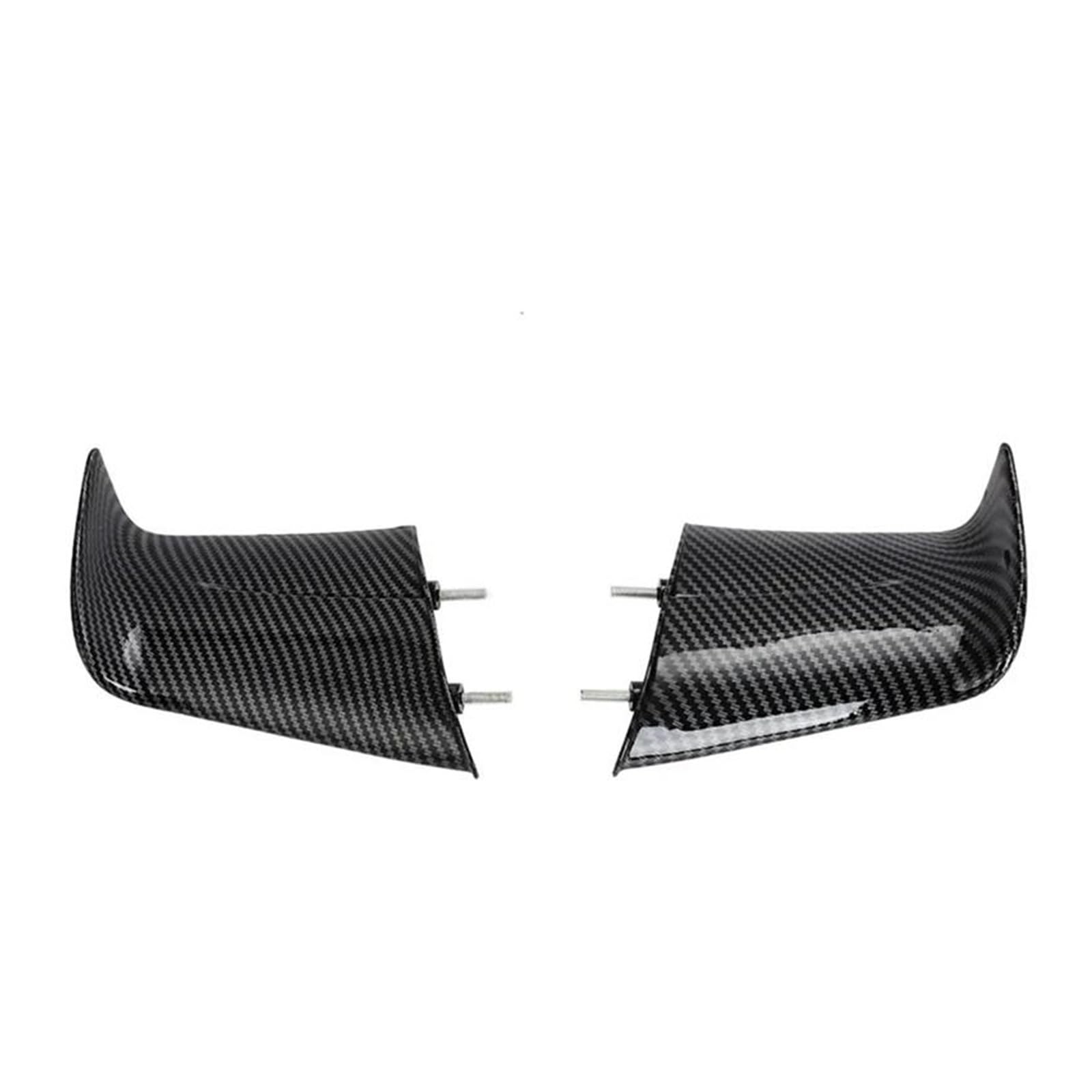 FÜR DUCATI PANIGALE V4 V4S V4R SP 2022-2023 Motorrad Front Verkleidung Seite Winglet Air Deflektor Kit(Carbon fiber appearance) von RYMZBE