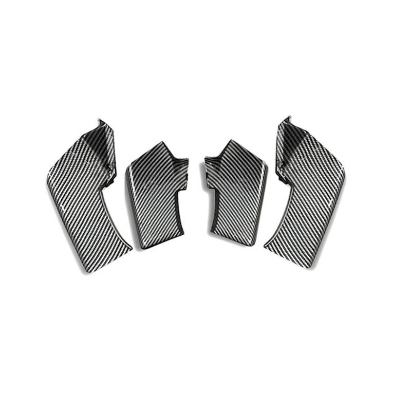 Für Ducati Street Fighter V4 V4S SP 2020-2023 V2 2022-2023 Spoiler Fxed Motorrad Winglets Zubehör(Fiber pattern) von RYMZBE