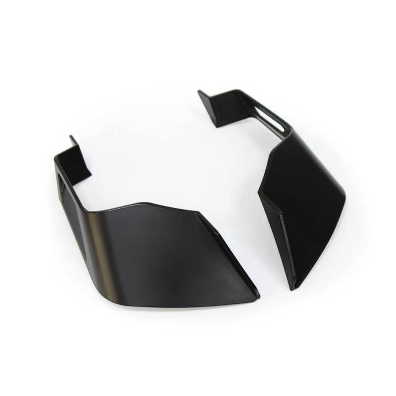 Für Honda CBR650R Ducati V4 V4S ZX10R Aerodynamische Flügel Universal Abtrieb Racing Spoiler Air Winglets(Black) von RYMZBE