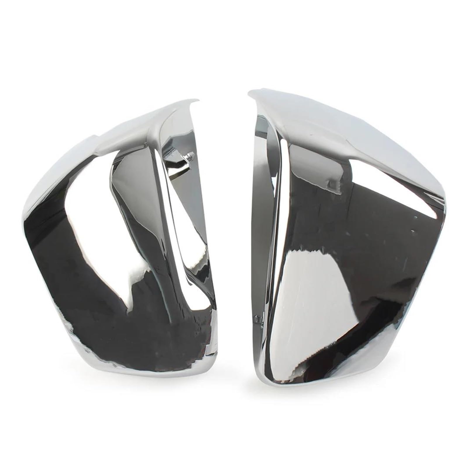 Für Honda Shadow Aero VT400 2004-2011 VT750 04-2013 2 Stück Motorrad Batterie Side Verkleidung Schild(Chrome-plated) von RYMZBE