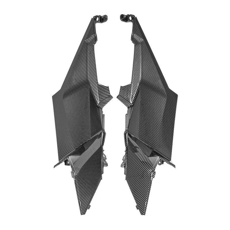 Für Honda X-ADV XADV 750 2021-2024 Motorrad Fahrersitz Seitenabdeckung Verkleidungsrahmen Seitenplatte Unlackiert Zubehör(Carbon fiber appearance) von RYMZBE