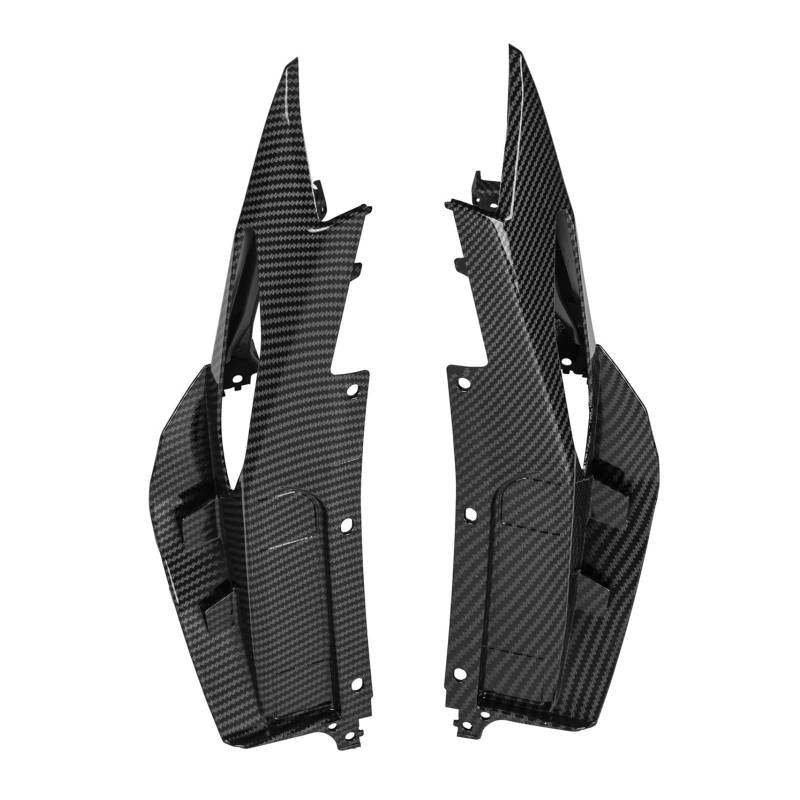 Für Yamaha MT09 MT-09 2017-2021 Motorrad Verkleidung Seite Oberen Hinten Sitz Abdeckung Abdeckung Protector Zubehör(Carbon fiber appearance) von RYMZBE