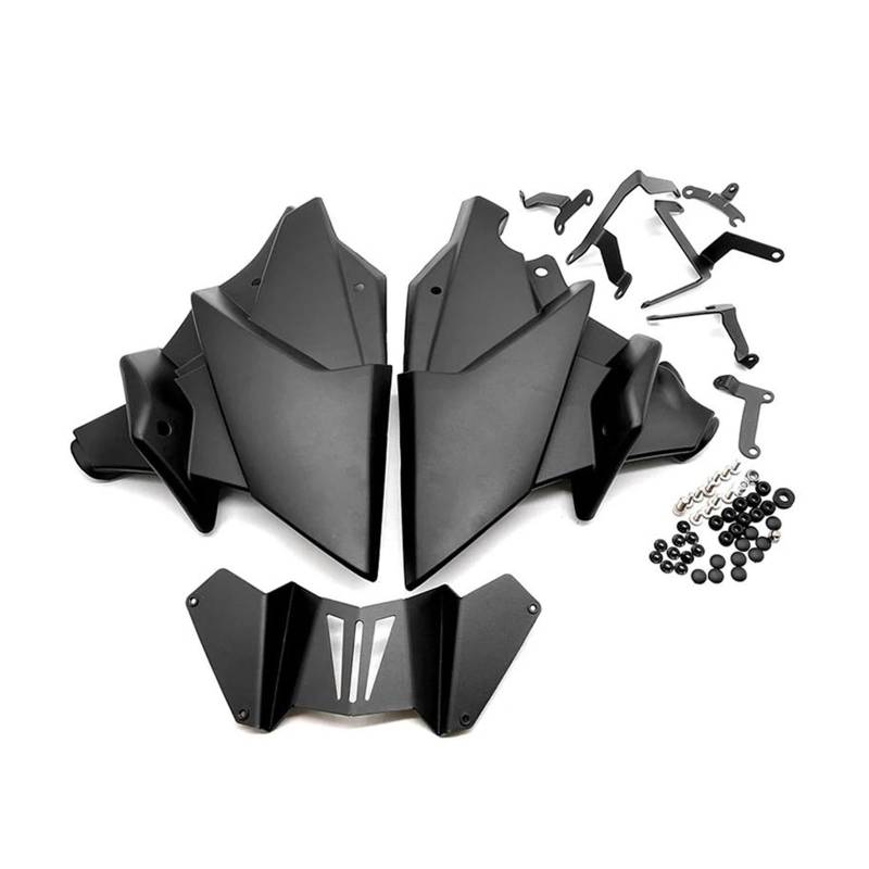 Für Yamaha Tracer 9/GT FZ-09 2021-2023 2024 Unteren Motor Spoiler Shroud MT09 SP Motorrad Teile(Black) von RYMZBE