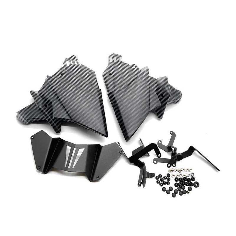 Für Yamaha Tracer 9/GT FZ-09 2021-2023 2024 Unteren Motor Spoiler Shroud MT09 SP Motorrad Teile(Carbon-colored appearance) von RYMZBE