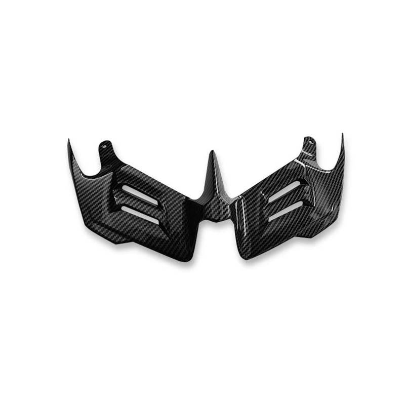 Für Yamaha YZF-R3 YZF-R6 YZF-R25 2008-2013 2016 Motorrad Frontspoiler Winglet Kit Zubehör(Carbon fiber appearance) von RYMZBE