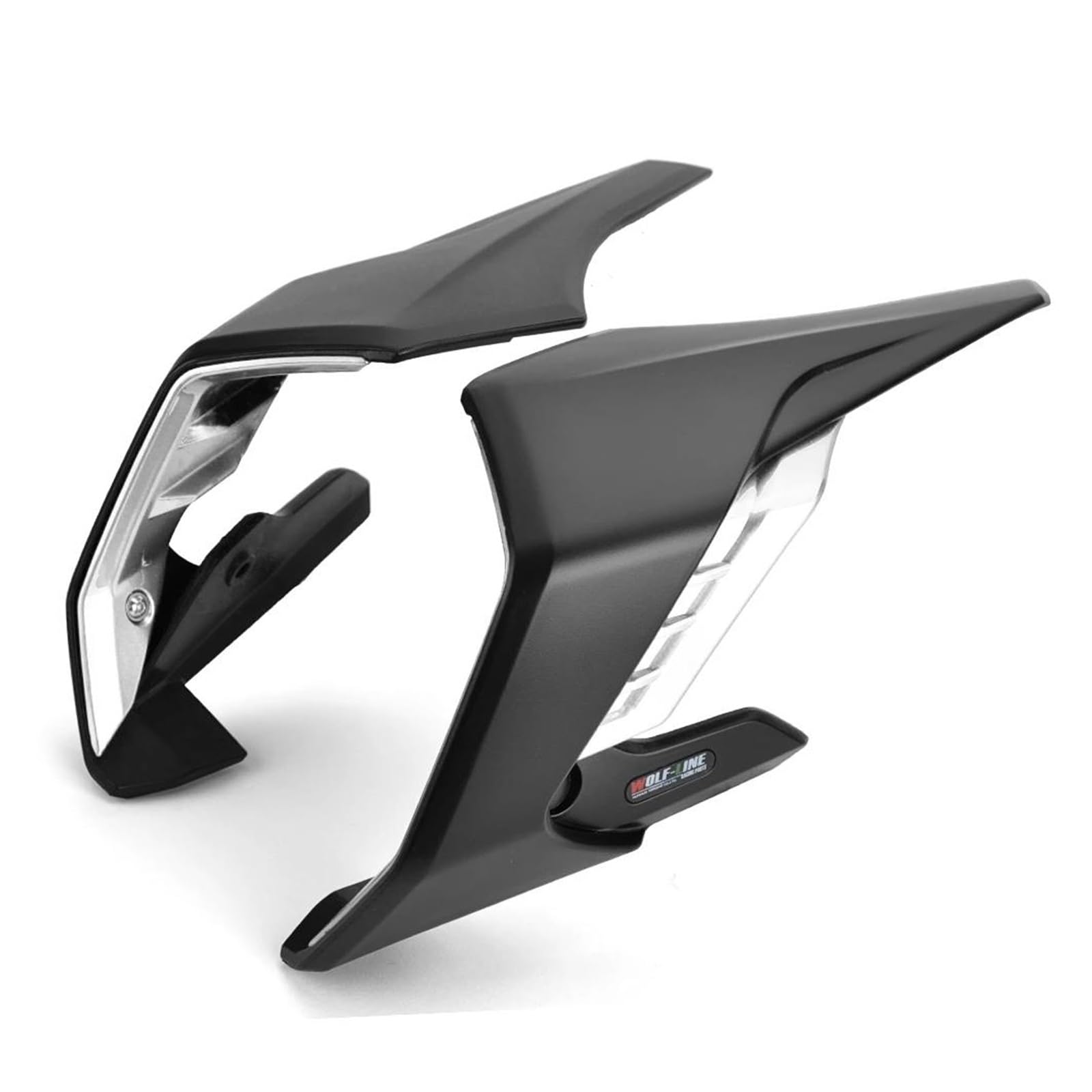 Passt Für Honda CB650R 2019 2020 2021 2022 2023 Motorrad CB 650R 650 R Vorderseite Zubehör Kleine Flügel Seite Spoiler(Silver) von RYMZBE