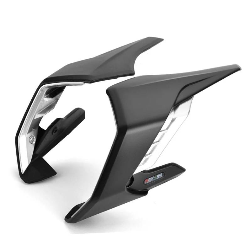 Passt Für Honda CB650R 2019 2020 2021 2022 2023 Motorrad CB 650R 650 R Vorderseite Zubehör Kleine Flügel Seite Spoiler(Silver) von RYMZBE