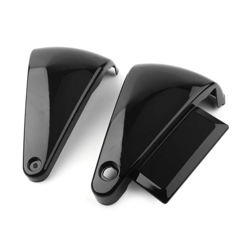Passt Für Vulcan VN400 VN800 1995-2000 2001 2002 2003 2004 2005 2006 2Pcs Schwarz ABS Motorrad Batterie Side Abdeckung von RYMZBE