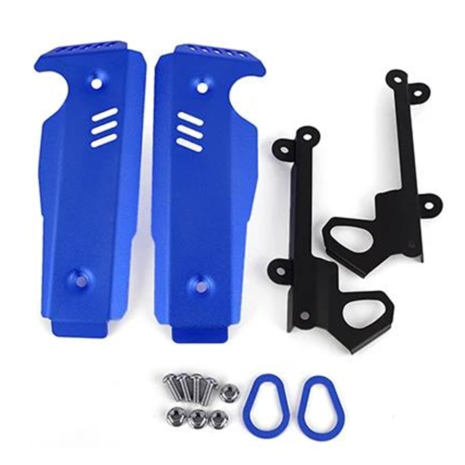 Passt Für Yamaha FZ-07 MT-07 2018-2022 Motorrad Kühlergrill Shroud Seite Abdeckung Aluminium Zubehör(Blue) von RYMZBE
