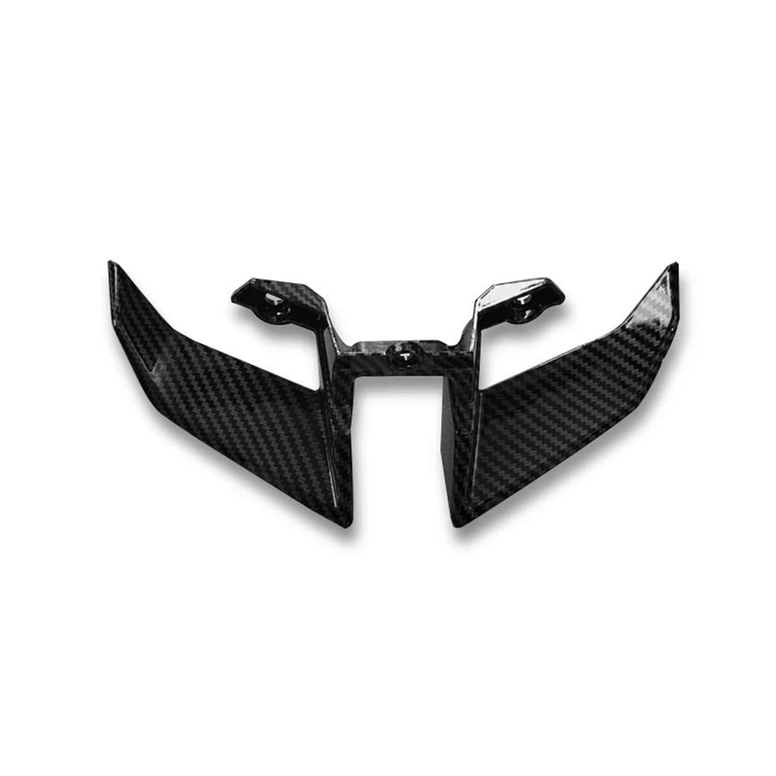 Passt Für Yamaha MT-10 FZ-10 2016-2021 Front Spoiler Winglet Aerodynamische Flügel Kit MT10 Motorrad Zubehör(Carbon fiber) von RYMZBE