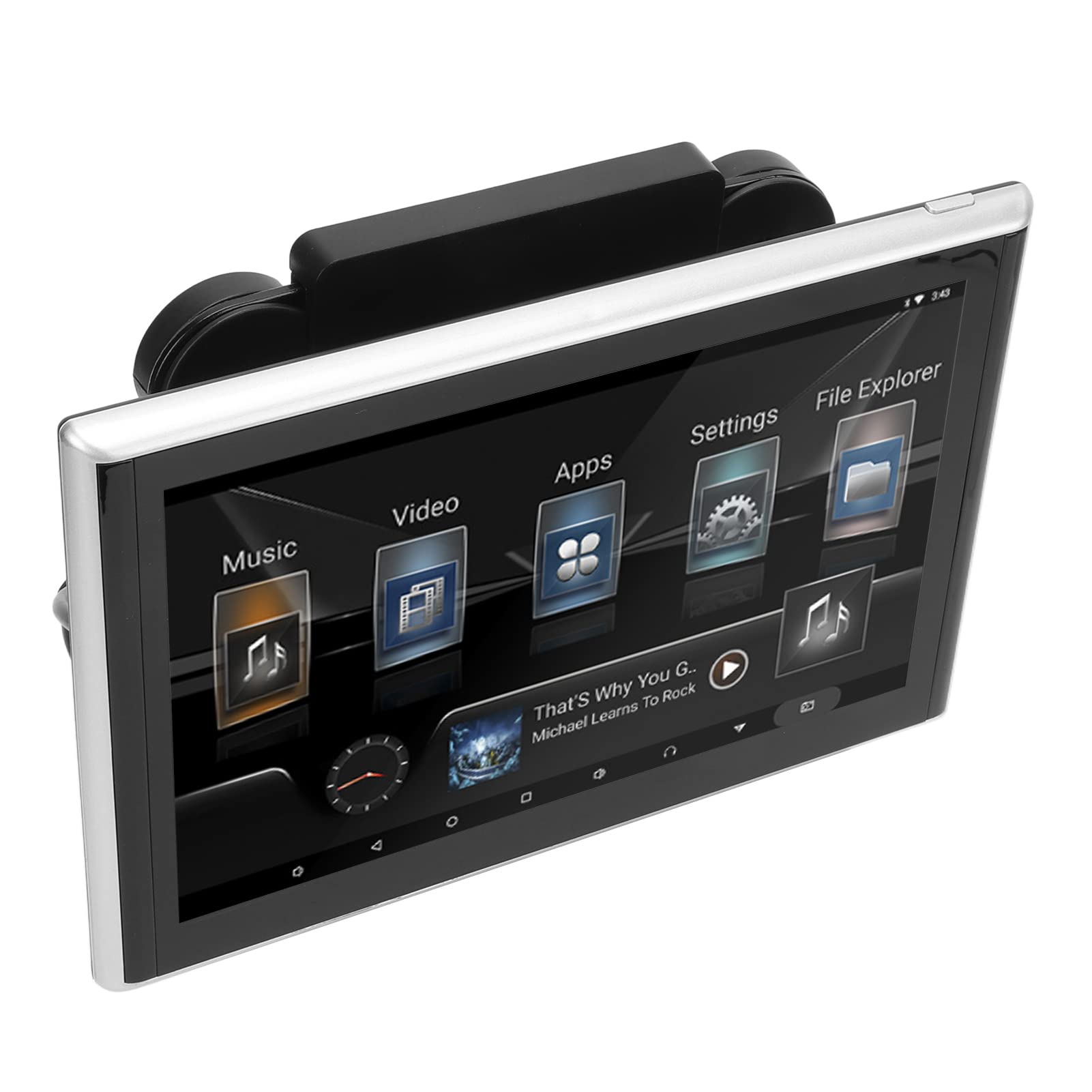 RYSH Kopfstützen-Monitor, tragbarer, hochempfindlicher Auto-Kopfstützen-Videoplayer mit Lautsprecher für alle Autos von RYSH