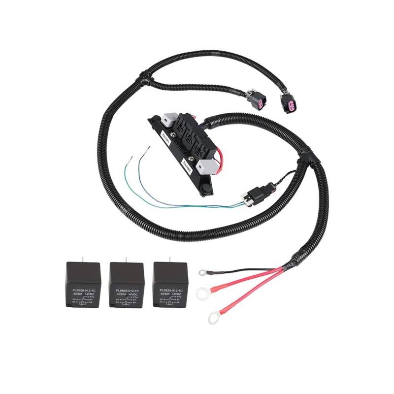 67400923 JCTFN22 Elektrischer Kabelbaum zur Steuerung von Doppellüftern, Kompatibel Für Chevy Silverado Tahoe, Kompatibel Für GMC Sierra Yukon, ersetzt 674-00923 von RYWRLQRA