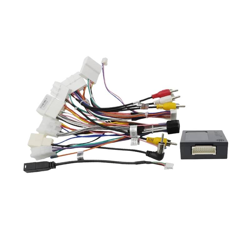 Autoradio-Stromkabelbaum, Canbus-Box, Radiokabel, Drahtadapter, Stromkabelanschluss, Kompatibel Für Toyota Cruiser Prado 2010–2020 von RYWRLQRA