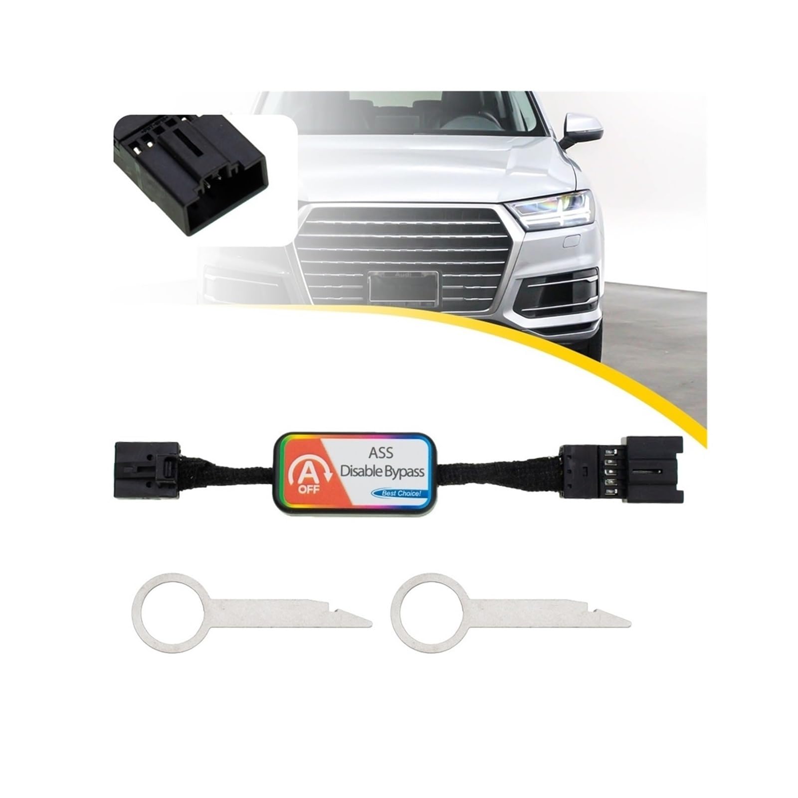 Für 2016–2019, Kompatibel Für Audi Q7, automatischer Start- und Stopp-Sensor für Motorabschaltung, Auto-Stopp-Canceller, Autozubehör Für 2016–2019, Kompatibel Für Audi Q7, automatischer Start- und Stopp-Sensor für Motorabschaltung, Auto-Stopp-Canceller, Autozubehör von RYWRLQRA