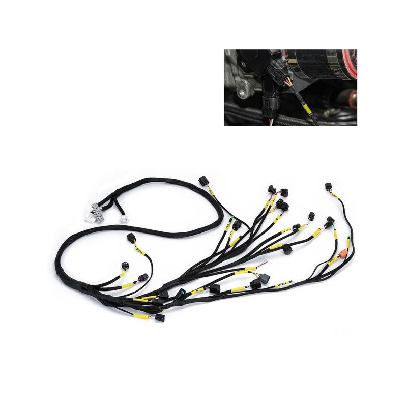 K20 K24 K-Serie Versteckter Motorkabelbaum Kompatibel für Honda Acura K-Swap Integra CRX EK EG Civic EP3 01-05 RSX 02-04 von RYWRLQRA
