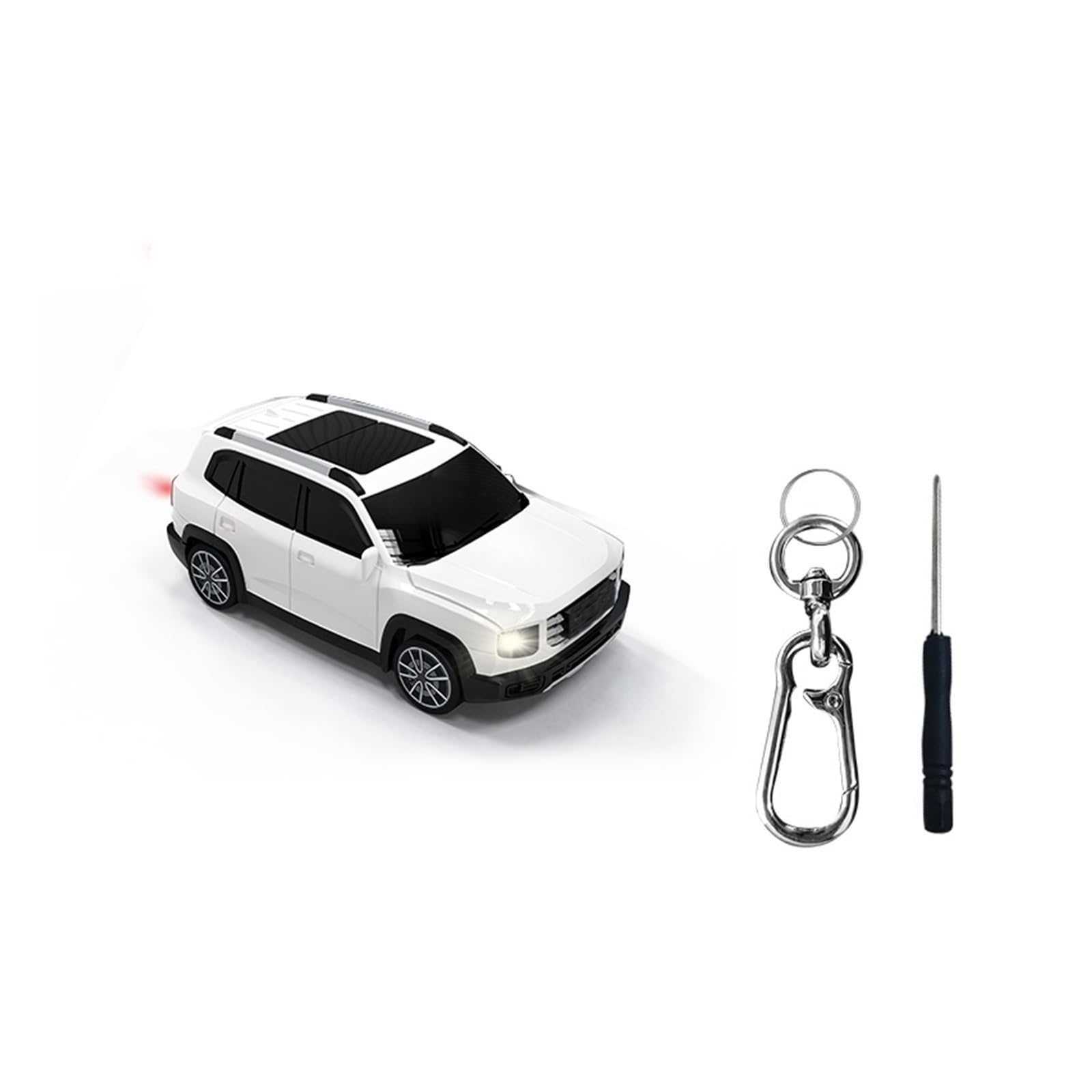 Kompatibel for Haval Dargo 2022 2021 2023 Schlüsselabdeckung Automodell Hülle Fernbedienung Schutzhülle Schlüsselbund Zubehör(White) von RYWRLQRA