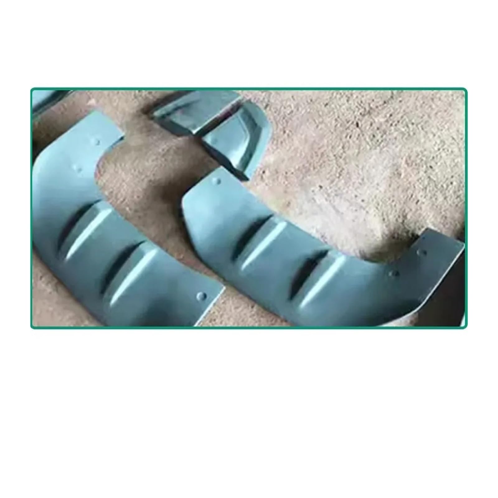 Kompatibel für Toyota CHR 2016-2020 Heckstoßstangendiffusor 4-teiliger Spoiler Hecklippe Außenmodifikation FRP-Harz Autozubehör(Unpainted) von RYWRLQRA