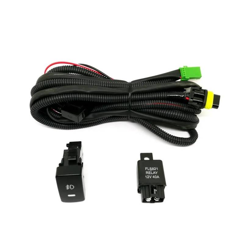 Relais-Kabelbaumschalter H11 Kompatibel für Honda Civic 2016 2017 Kfz-Relais-Add-On-Nebellicht-DRL-Steckdosenkabel von RYWRLQRA