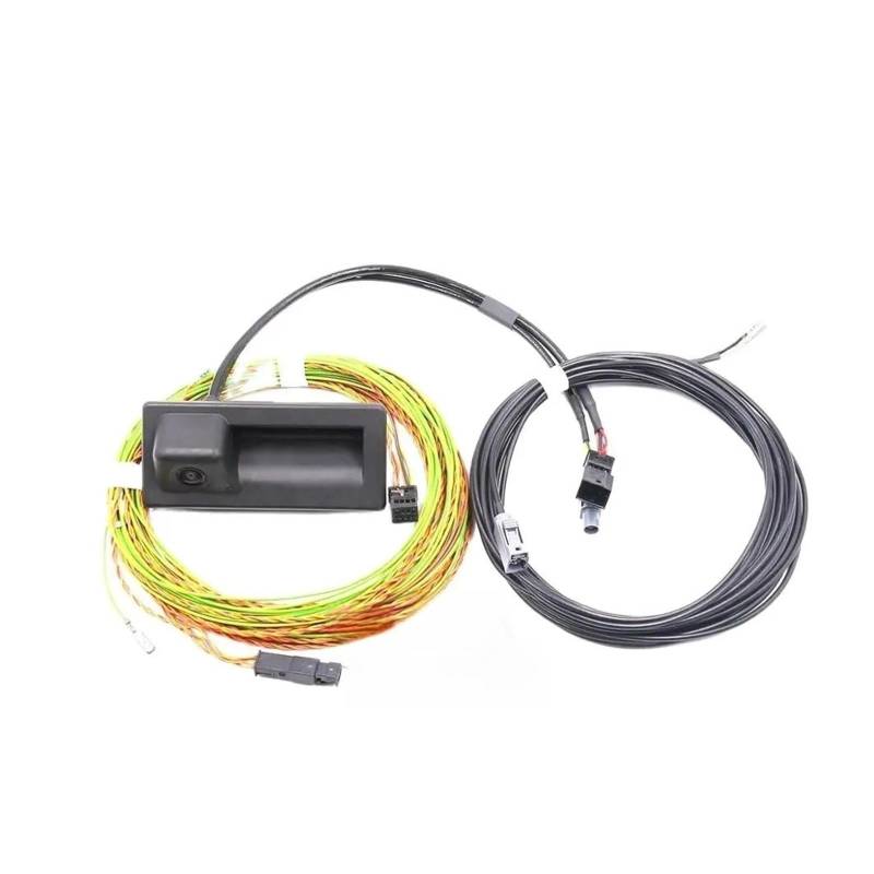Rückansicht Kofferraumgriffkamera mit Highline-Führungslinie Kabelbaum Kompatibel für Audi NEU A4 B9 8W 3V0 827 566L 3V0827566L von RYWRLQRA