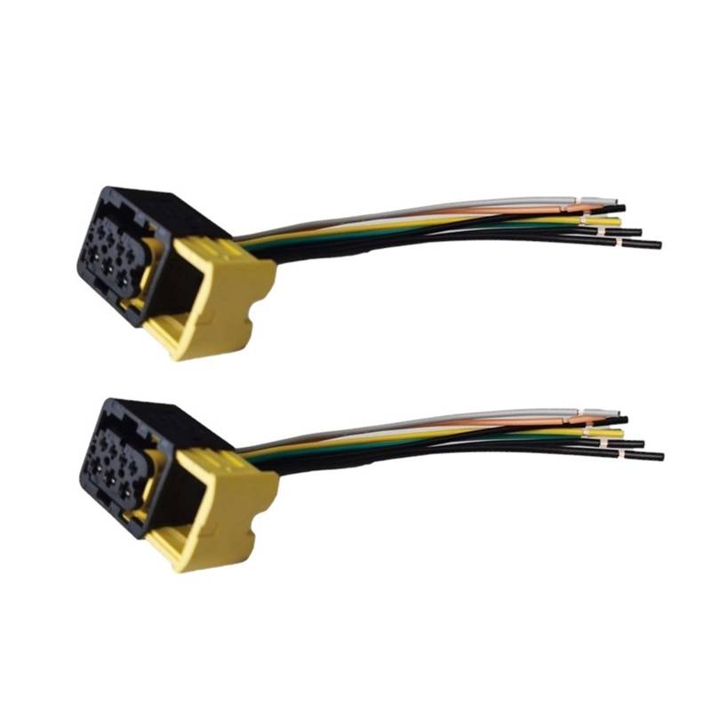 Universal 7-poliger Stecker für LKW-Rücklichter, 7-polige Steckdosen, Kompatibel Für Benz-LKW-MP5-Rücklichtern(2pcs) von RYWRLQRA