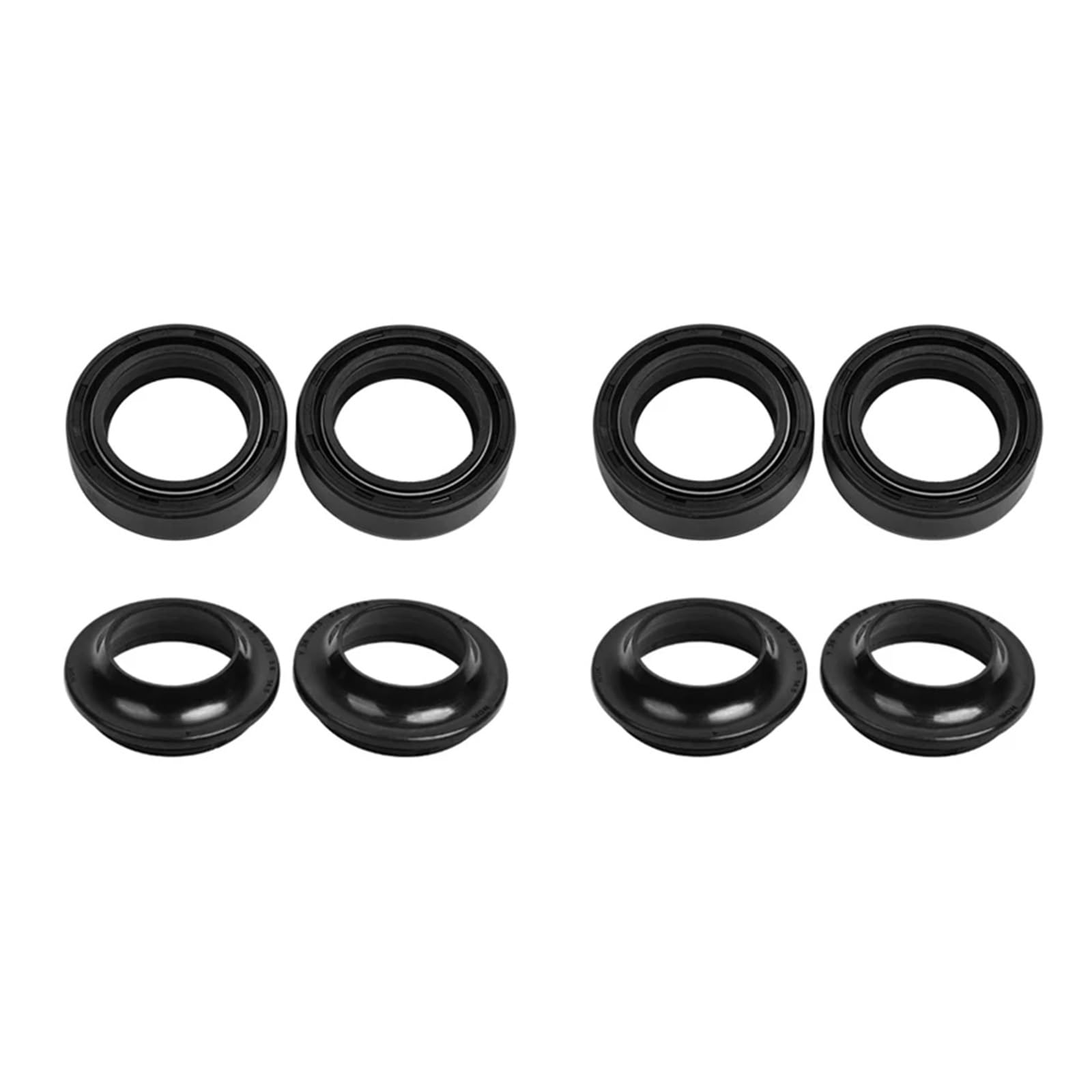 26x37x10,5 26 * 37 Motorrad Front Shock Gabel Dämpfer Welle Öl Dichtung 26 37 Staub Abdeckung for CW50 R BOOSTER 1994-1995 CW50R CW 50(4pc Seal 4pc Cover) von RYZLSVFB