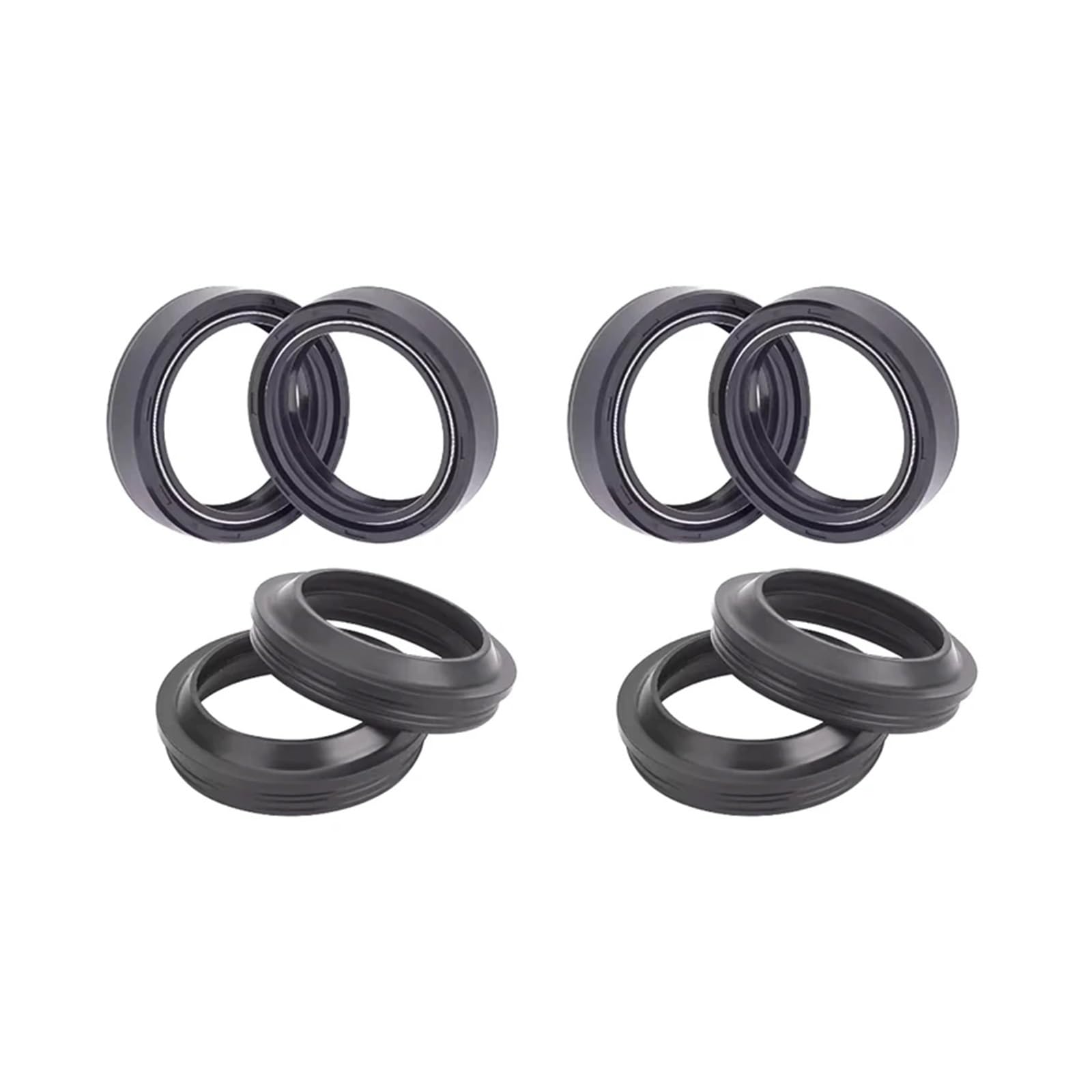 35x48x11 35 * 48 Front Shock Gabel Dämpfer Welle Öl Dichtung 35 48 Staub Abdeckung for MITO 50 98 for HORNET 125 LK125GY-2 08(4pc Seal 4pc Cover) von RYZLSVFB
