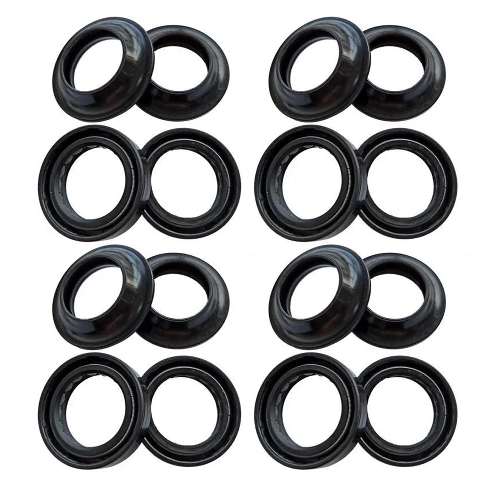 36 * 48 36x48x11 36 48 11 Front Shock Gabel Dämpfer Welle Staub Öl Dichtung Halterungen for SMT RCR 50 SMT50 RCR50 RALLY 125 327586(8pc seal 8pc cover) von RYZLSVFB
