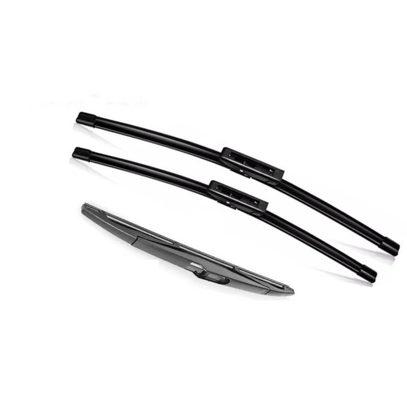 Scheibenwischer Rear Für Clio 3 III Fließheck 2005 2006 2007 2008 2009-2012 24 "+ 16" + 12 "Vorne Hinten wischer Windschutzscheibe Windschutz Fenster Zubehör Scheibenwischer für Heckscheibe(Front Rear von RYZLSVFB
