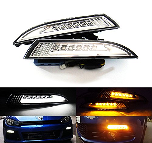 2x LED-Tagfahrlicht, Seitenblinker für Scirocco MK3 2008–2014 von RZG