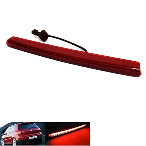 Rote Linse LED hinten High Level Center Dritte Bremsleuchte für 2004–09 Volks Golf V GTI R32 R Line Polo 9N Passat 3C5 R36 von RZG