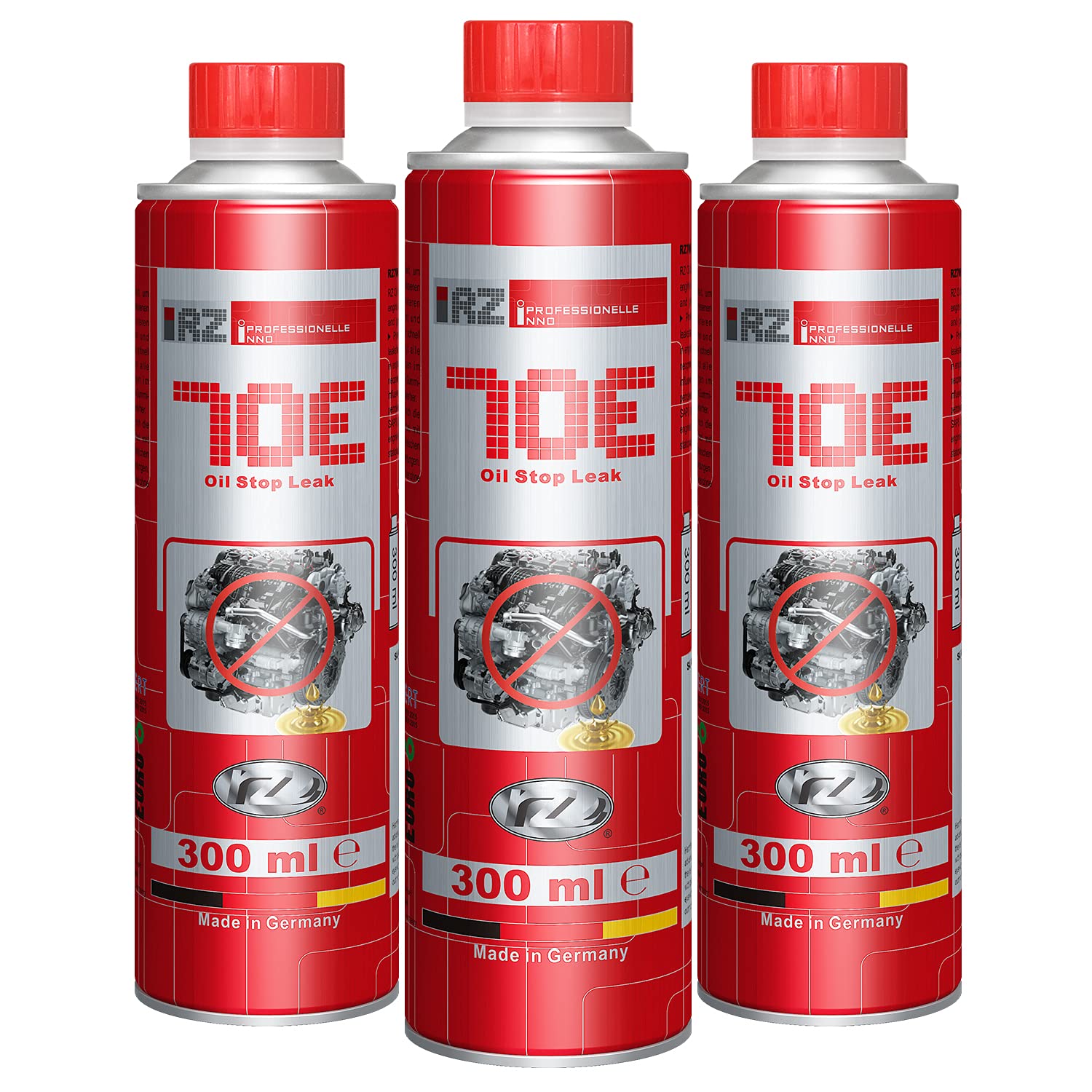 3X RZ70E Öl-Leck-Stopp | Motordichtmittel | Ölverlust-Stopp | Dichtungsadditiv | 300 ml Dose 3X RZ70E Öl-Leck-Stopp | Motordichtmittel | Ölverlust-Stopp | Dichtungsadditiv | 300 ml Dose von RZOIL
