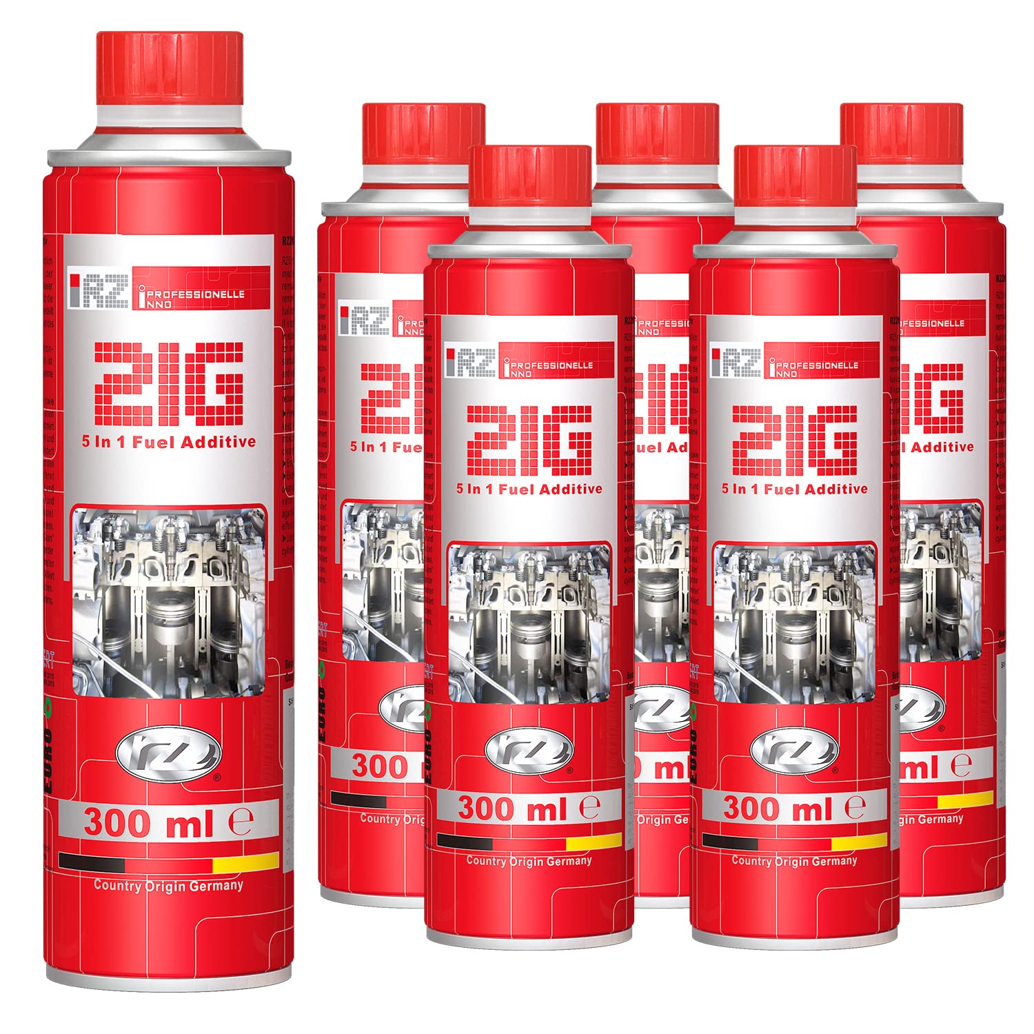 6X RZ21G Einspritzsystem-Reiniger | Direkteinspritzer | Einspritzsystem Reiniger | Injektor Reiniger | Einspritzdüsenreiniger | Motor Pflege | Korrosionsschutz | 300 ml Dose 6X RZ21G Einspritzsystem-Reiniger | Direkteinspritzer | Einspritzsystem Reiniger | Injektor Reiniger | Einspritzdüsenreiniger | Motor Pflege | Korrosionsschutz | 300 ml Dose von RZOIL