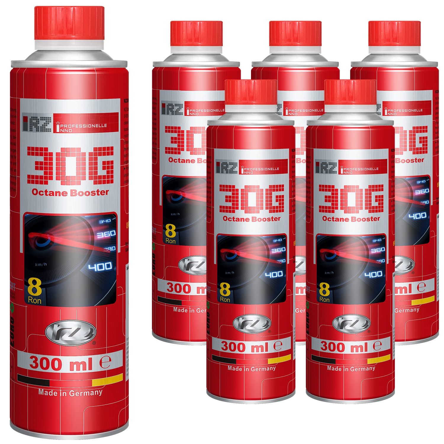 6X RZ30G Oktanbooster | Oktanzahlverbesserer | Benzin Additiv | Ventilschutz | Motor Pflege | TÜV-Geprüft | 300 ml Dose 6X RZ30G Oktanbooster | Oktanzahlverbesserer | Benzin Additiv | Ventilschutz | Motor Pflege | TÜV-Geprüft | 300 ml Dose von RZOIL