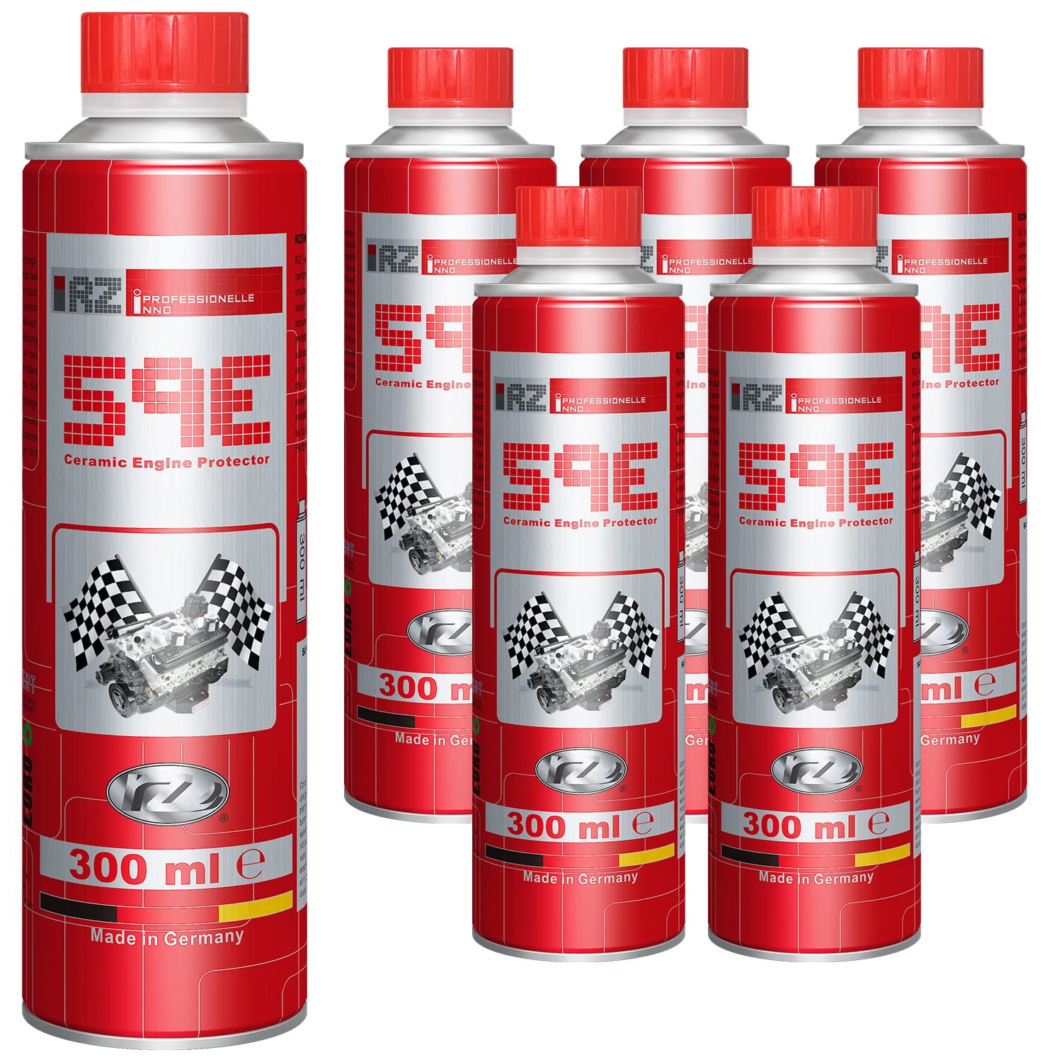 6X RZ59E Keramik Motor Schutz | Keramik Additiv | Ceramic Additiv | Verschleißschutz | Motoröl Ölzusatz | Motor Protect | 300 ml Dose von RZOIL