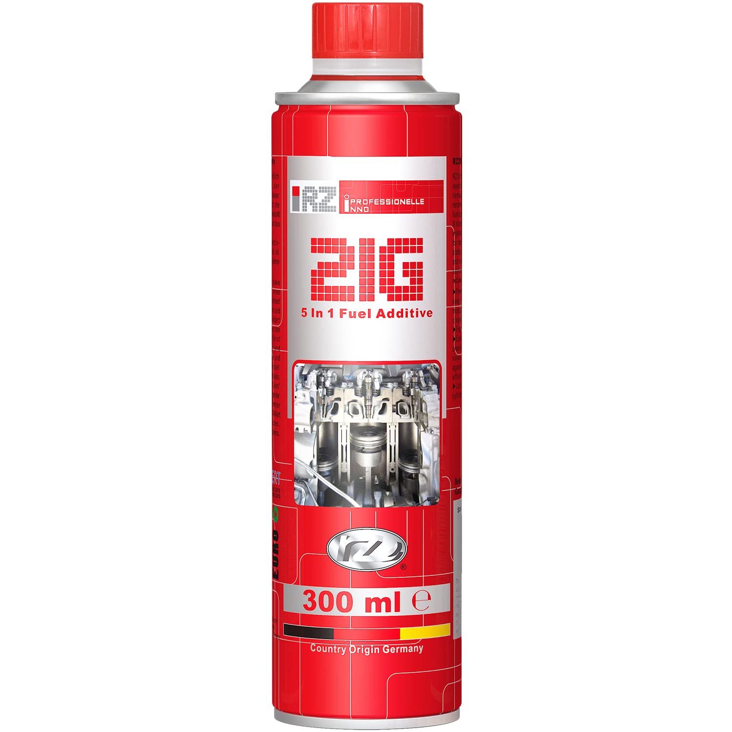 RZ21G Einspritzsystem-Reiniger | Direkteinspritzer | Einspritzsystem Reiniger | Injektor Reiniger | Einspritzdüsenreiniger | Motor Pflege | Korrosionsschutz | 300 ml Dose von RZOIL